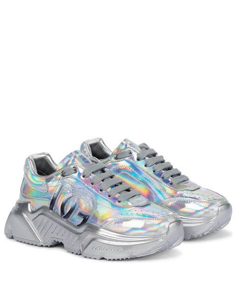 dolce gabbana holographic shoes|dolce and gabbana colorful shoes.